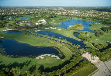 aerial view of the falls Club of the Palm Beaches