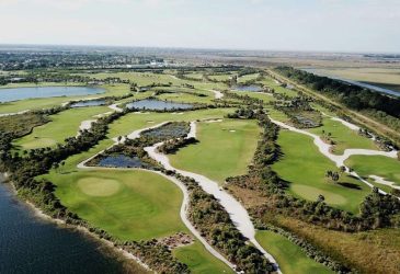 aerial view of the Osprey Point Golf Course