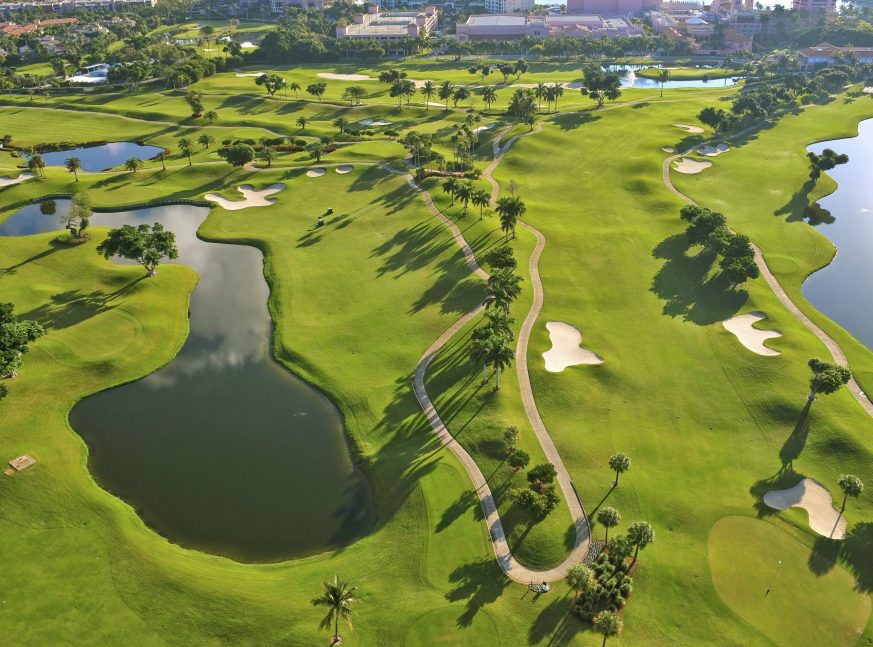 aerial view of the Bonaventure Golf Club