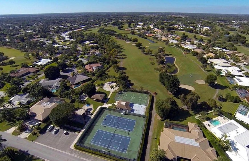 aerial view of the Lost City Golf Club