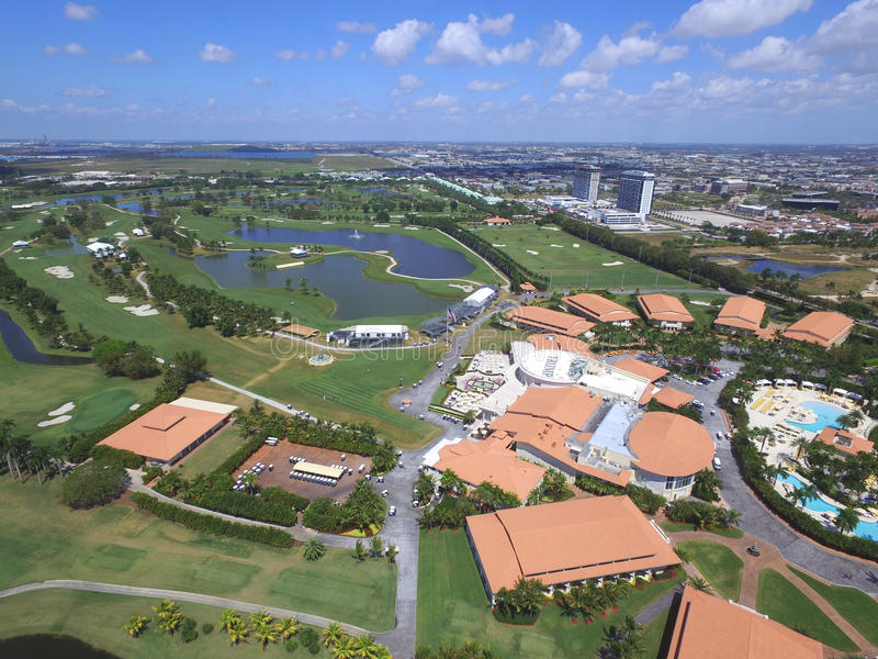 aerial view of the Trump National Doral Miami