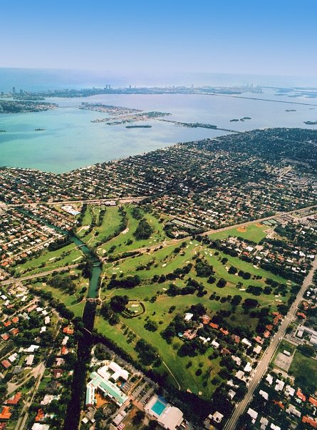 a breath breaking view of the Miami Shores Country Club