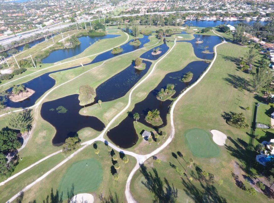 aerial view of the Shula's Golf Club, Senator Course
