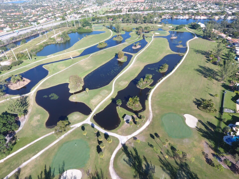 aerial view of the Shula's Golf Club, Senator Course