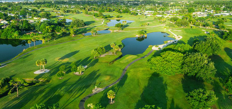 aerial view of the Trident Golf Club