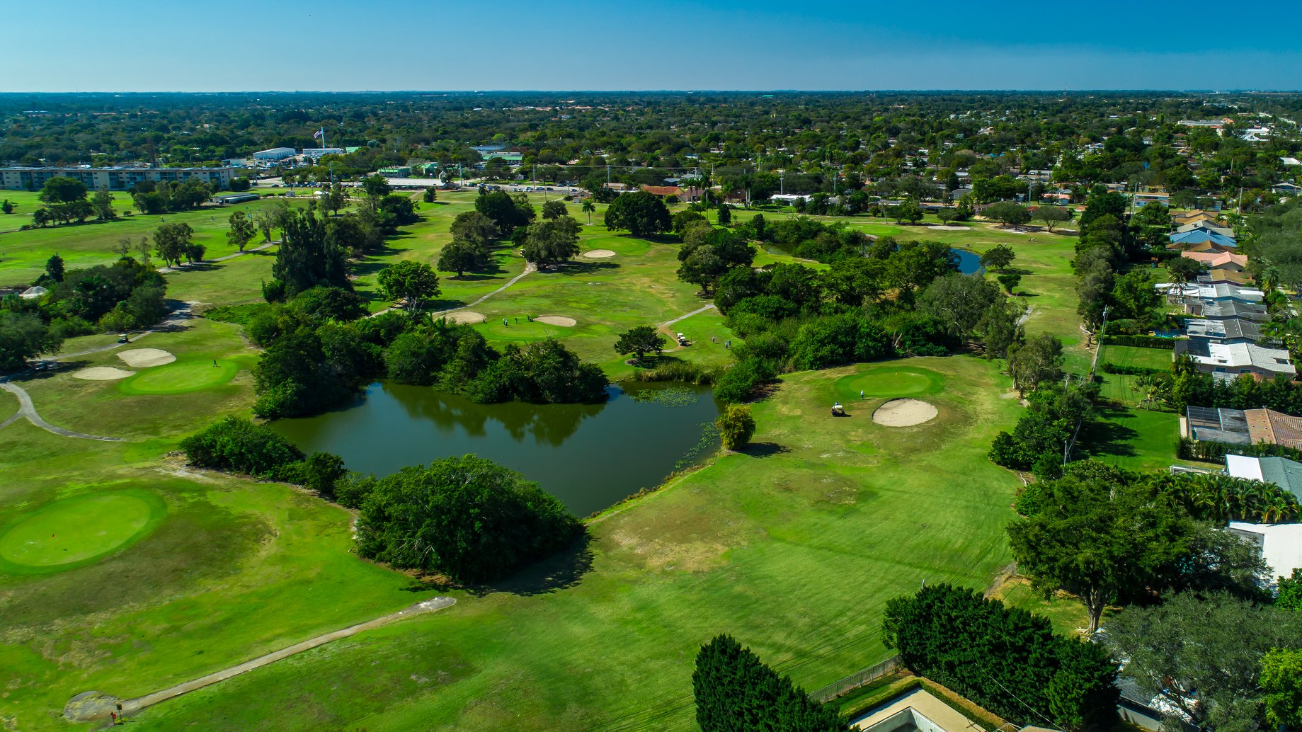 aerial view of the Cooper Colony Golf and Country Club