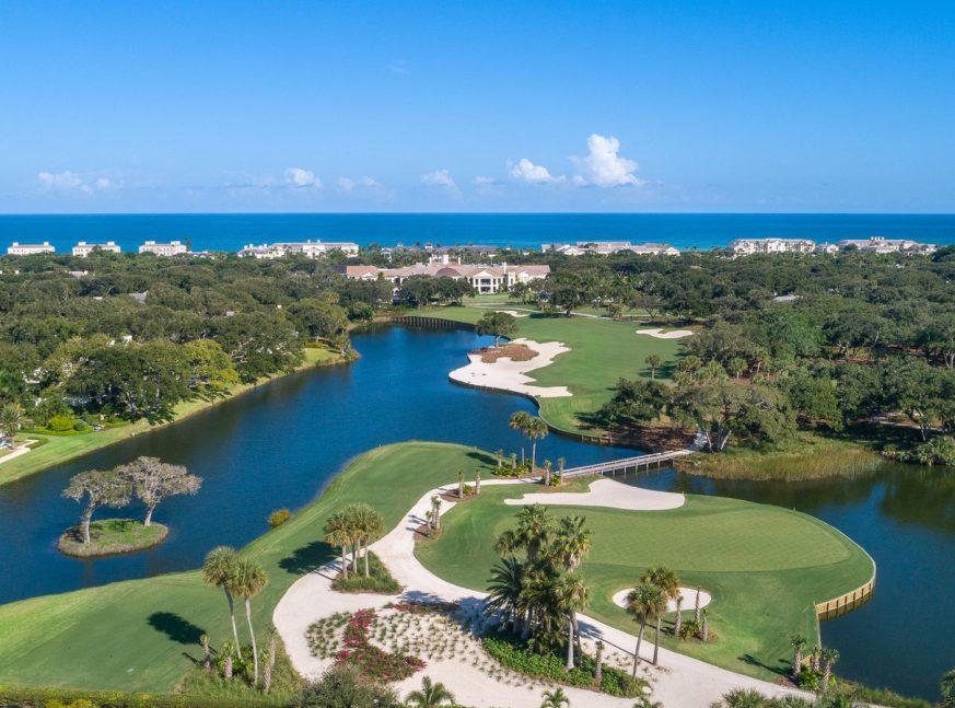 aerial view of the John's Island Club West