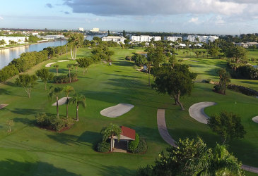 aerial view of the Little Club of Gulf Stream
