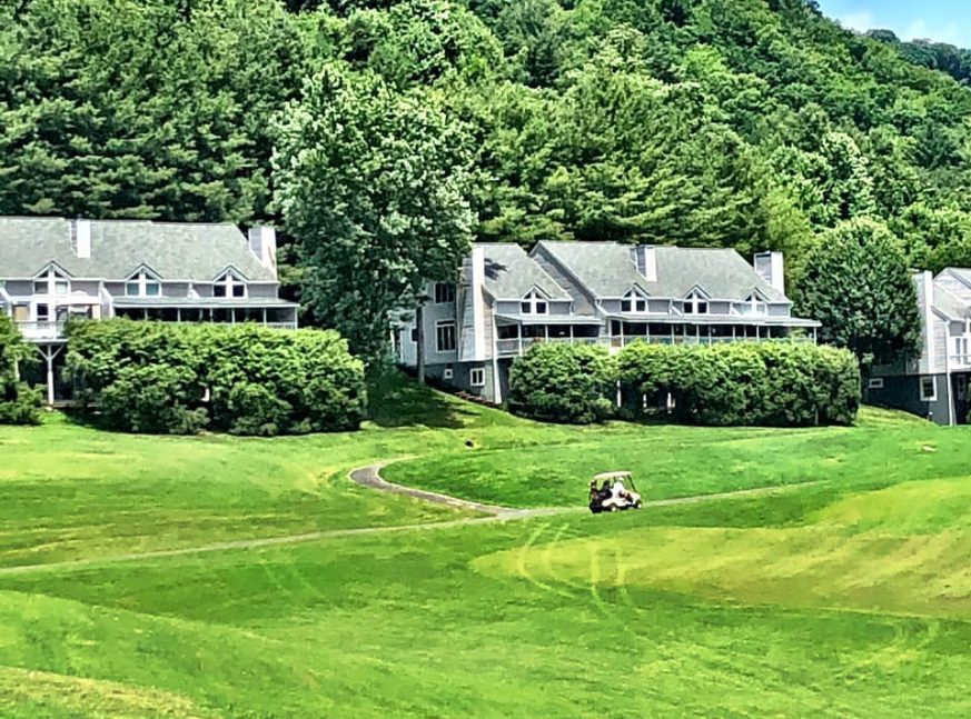 The golf course has three golf clubs - Twisted Oaks Golf Club