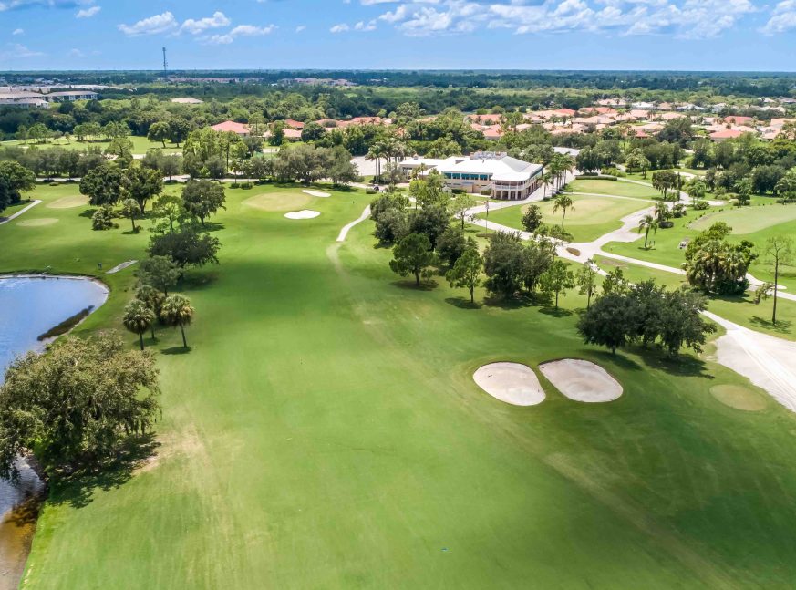 aerial view of the Port Charlotte Golf Club