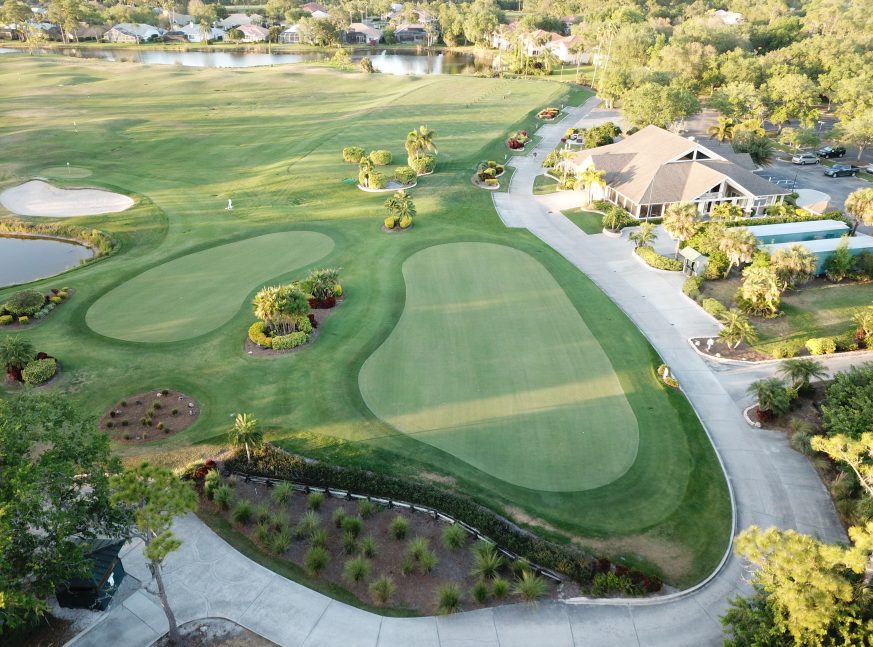 aerial view of the Riverwood Golf Club Golf Course