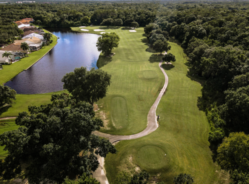 above view of the East Lake Woodlands Country Club, North Course