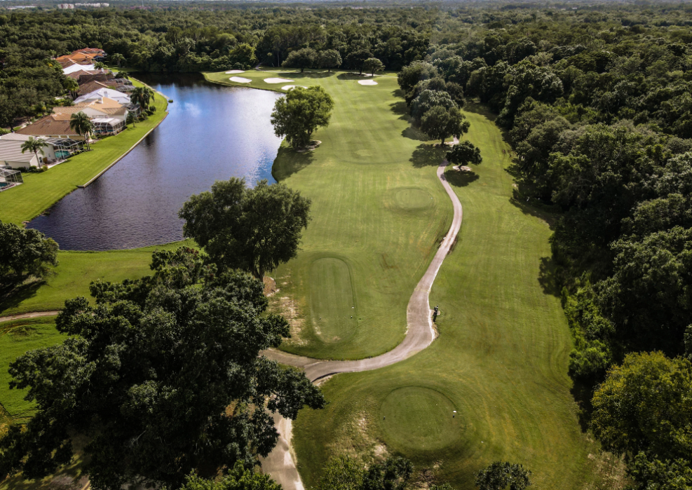 above view of the East Lake Woodlands Country Club, North Course