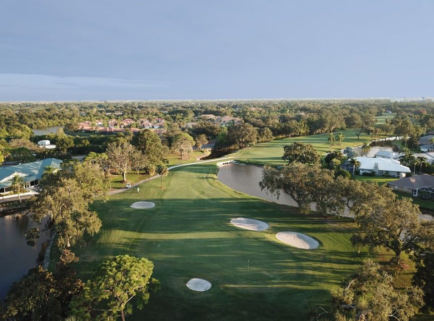 aerial view of the Jacaranda West Country Club