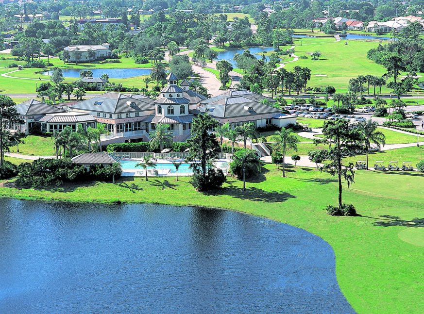 a breath breaking view of the Pelican Pointe Golf and Country Club