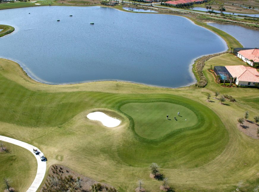 aerial view of the Venetian Golf Club