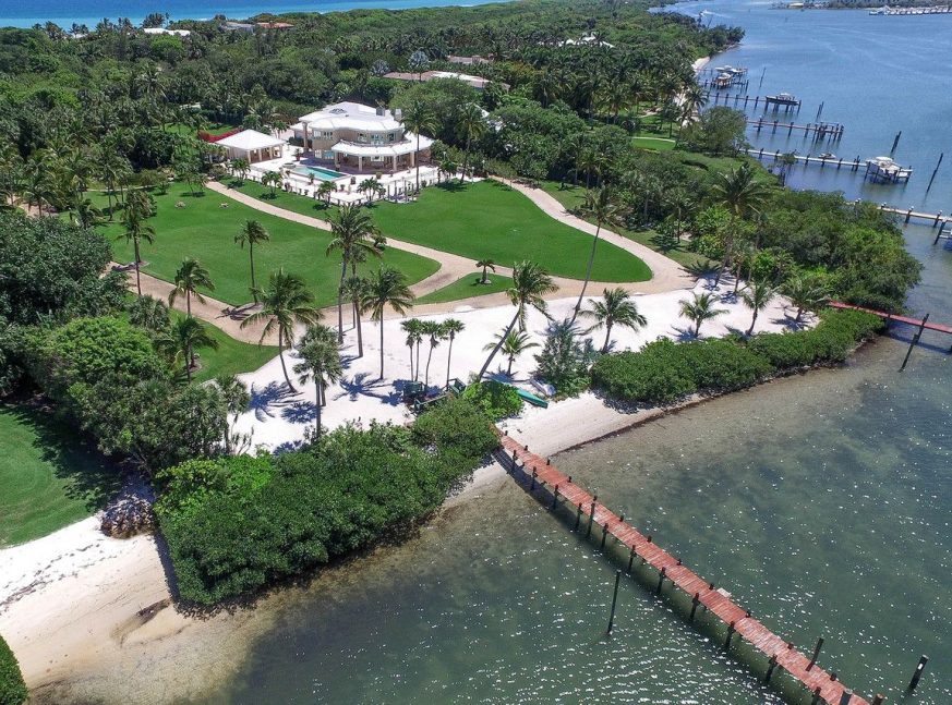a top view of the Jupiter Island Club