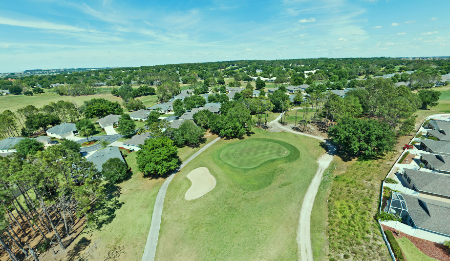 Aerial view of the Ridge Course at Kings Ridge Golf Club