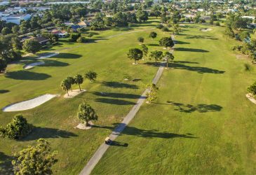 View of The Saints golf course in Port St. Lucie from above