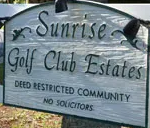 Sunrise Golf Club Estates