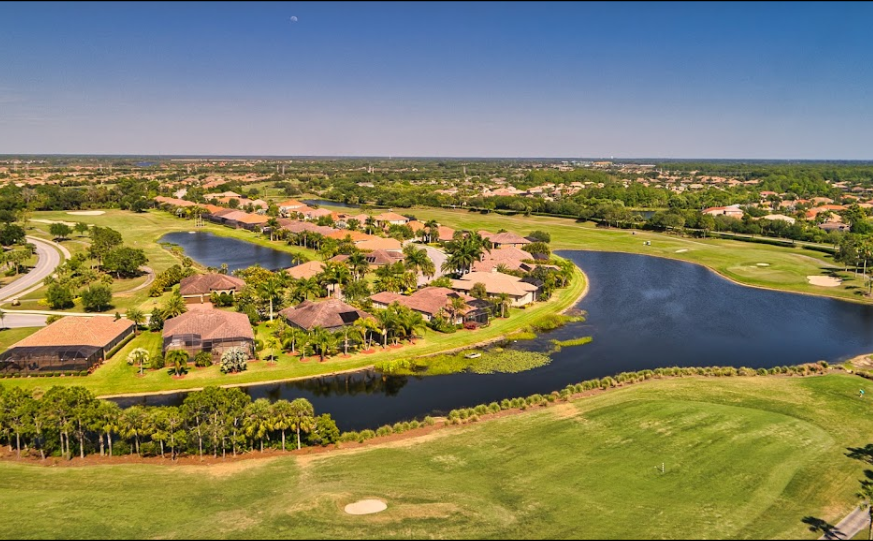 River Strand Golf and Country Club has a breathtaking view