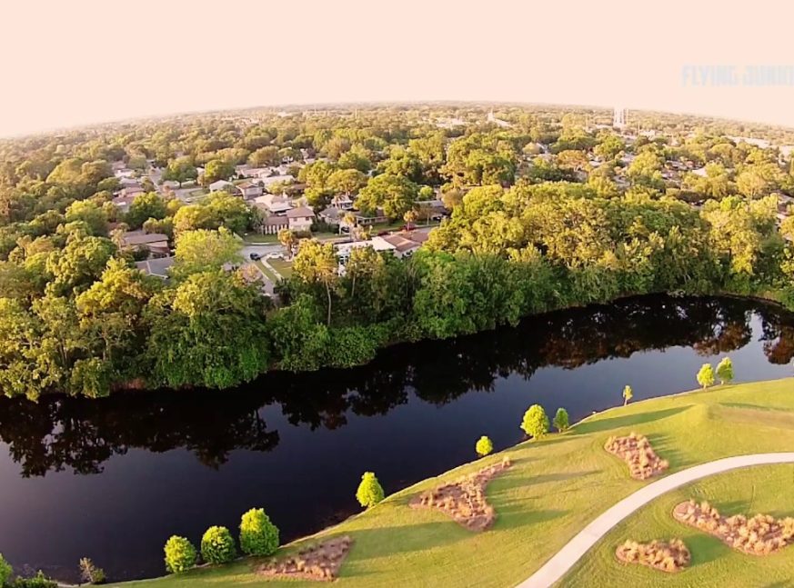 a breath breaking view of the Interlachen Country Club