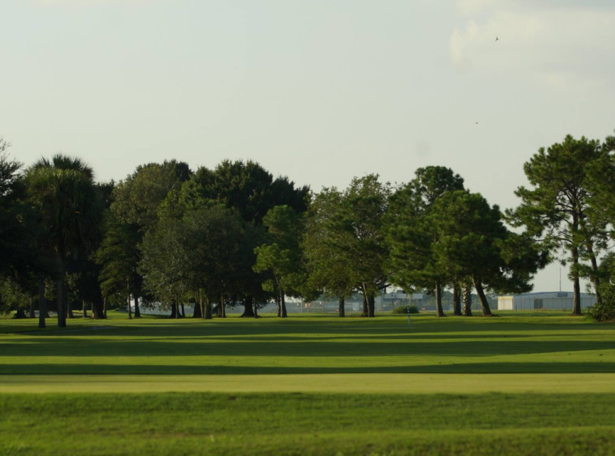 Many trees and home at the back on the golf course - Kissimmee Golf Club