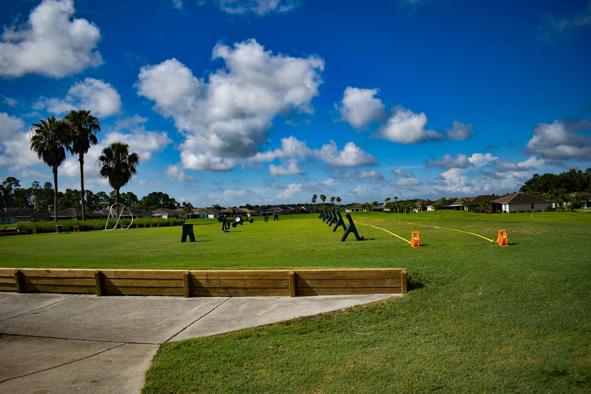 There is a practice area for golfers there - Tampa Bay Golf and Country Club