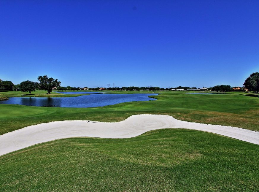 there are a lake on the golf course - The Villages At Fox Hollow West - The Villages At Fox Hollow West