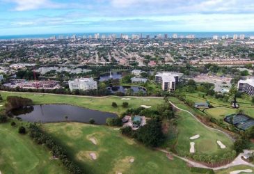 Lots of homes surrounded the golf course - The Country Club of Naples