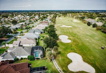 A golf course surrounded by homes - The Village of Poinciana