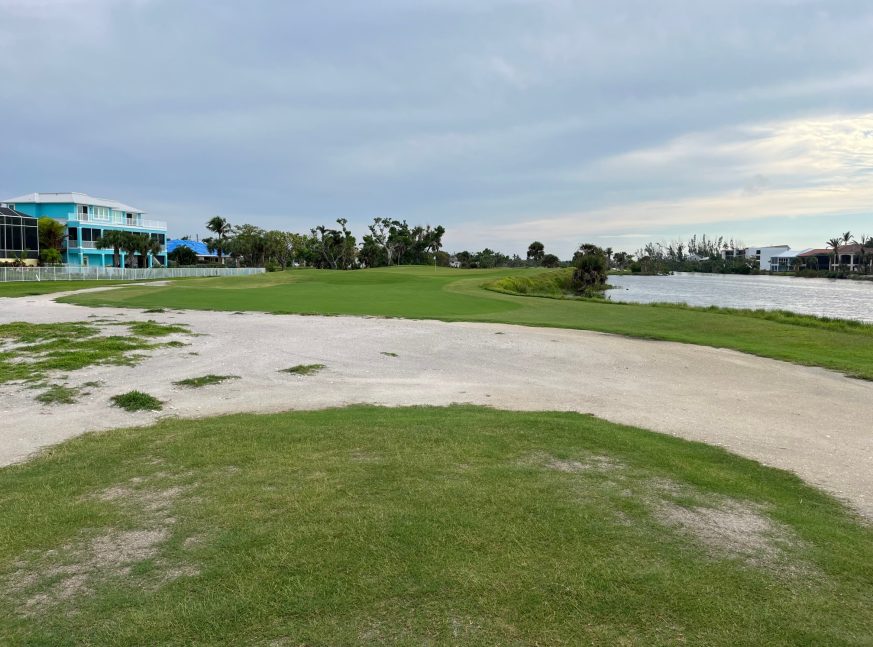 Golf course with homes and lake - Sanibel Island Golf Club