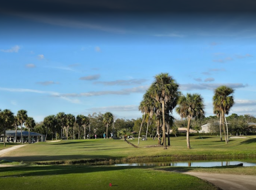 Golf course with lake -El Rio Golf Club