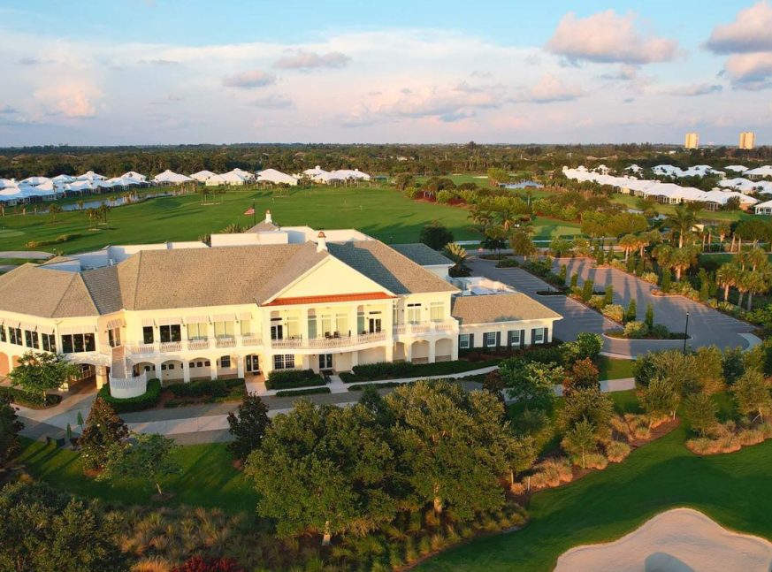 Homes and clubhouse - Shell Point Golf Club