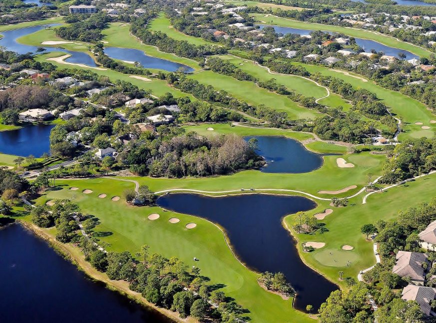 Top view of Pelicans Nest Golf Club