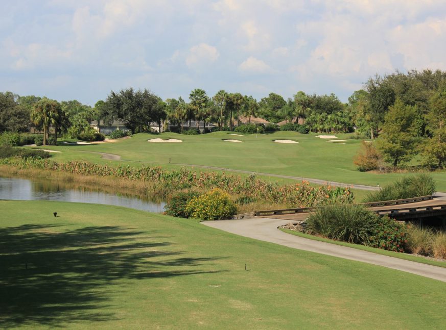 Lake and homes in golf course - Cypress Woods Golf and Country Club