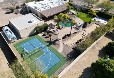 Golf Home - ACRE lot – Sport court, Golf simulator, theater, bocce, gym! Best location!